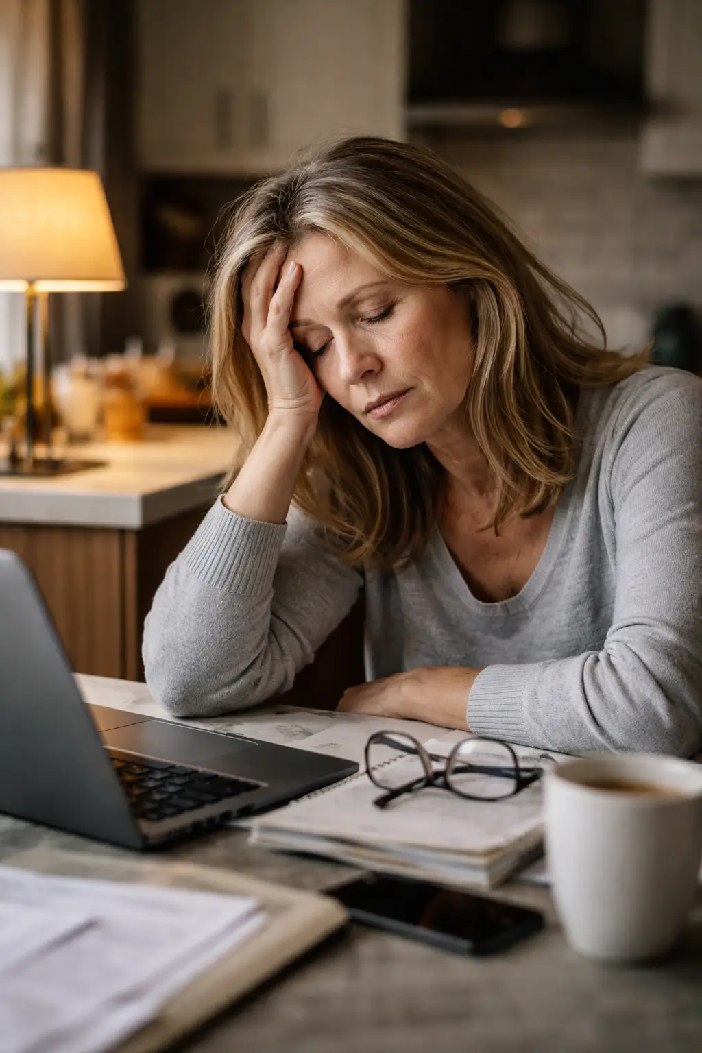 Pessoa acordando com energia e bem-estar